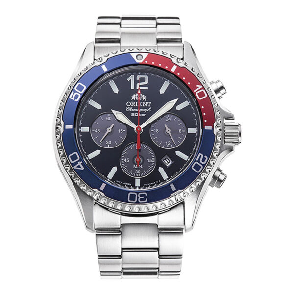 Orient Mako Solar Powered RA-TX0201L10B Herrenuhr Chronograph