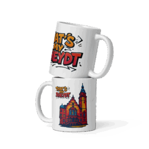 weiße, glänzende tasse