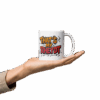 weiße, glänzende tasse