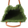 fransen shopper xl – damen tasche baumwolle grün – summer vibes fransen shopper xl – damen tasche baumwolle grün – summer vibes