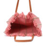 fransen shopper xl – damen tasche baumwolle pink – strandtasche groß mit henkeln fransen shopper xl – damen tasche baumwolle pink – strandtasche groß mit henkeln