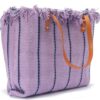 fransen shopper xl – damen tasche baumwolle – große strandtasche